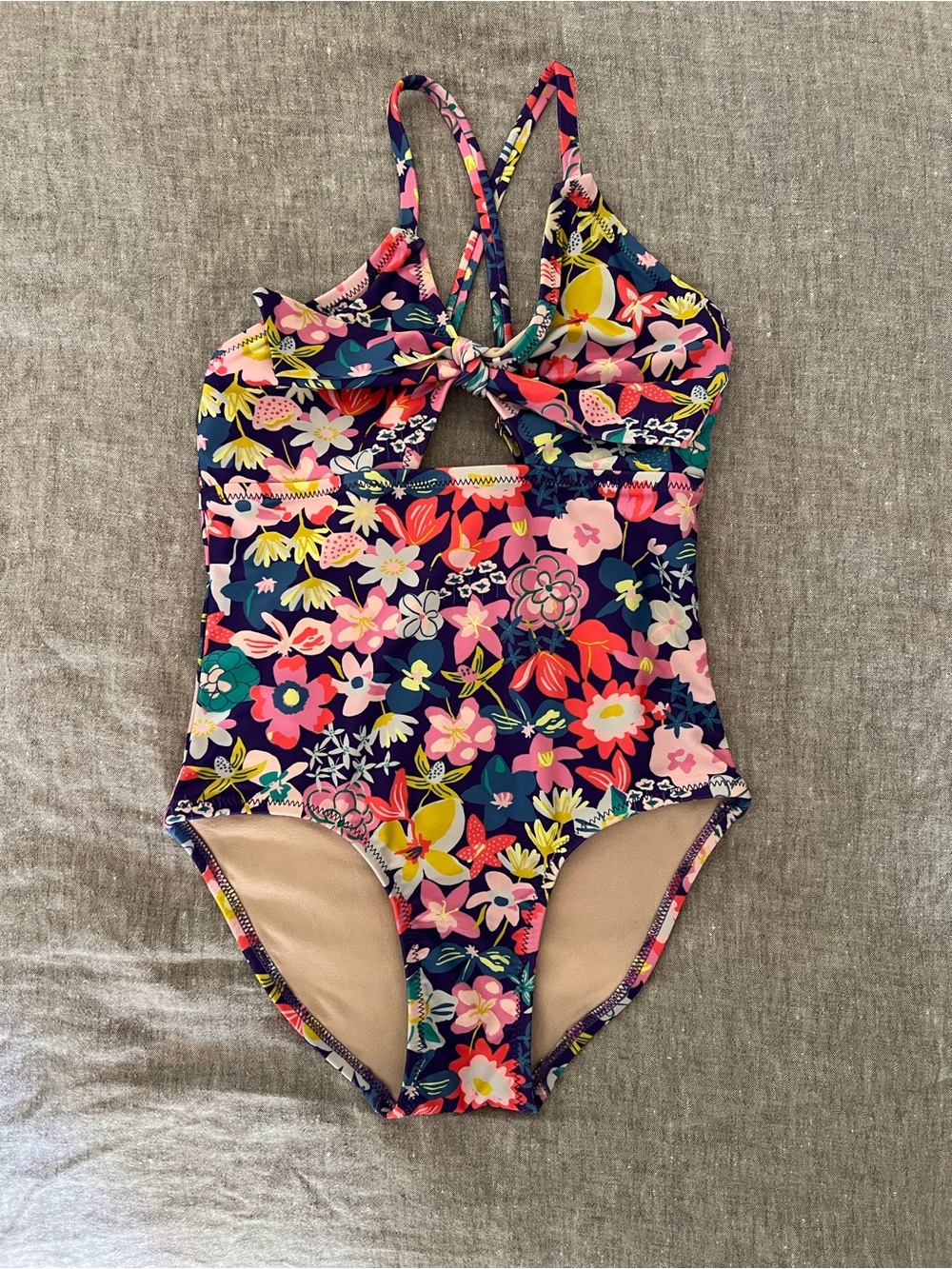 Tea Collection Floral One-Piece Swimsuit NWOT